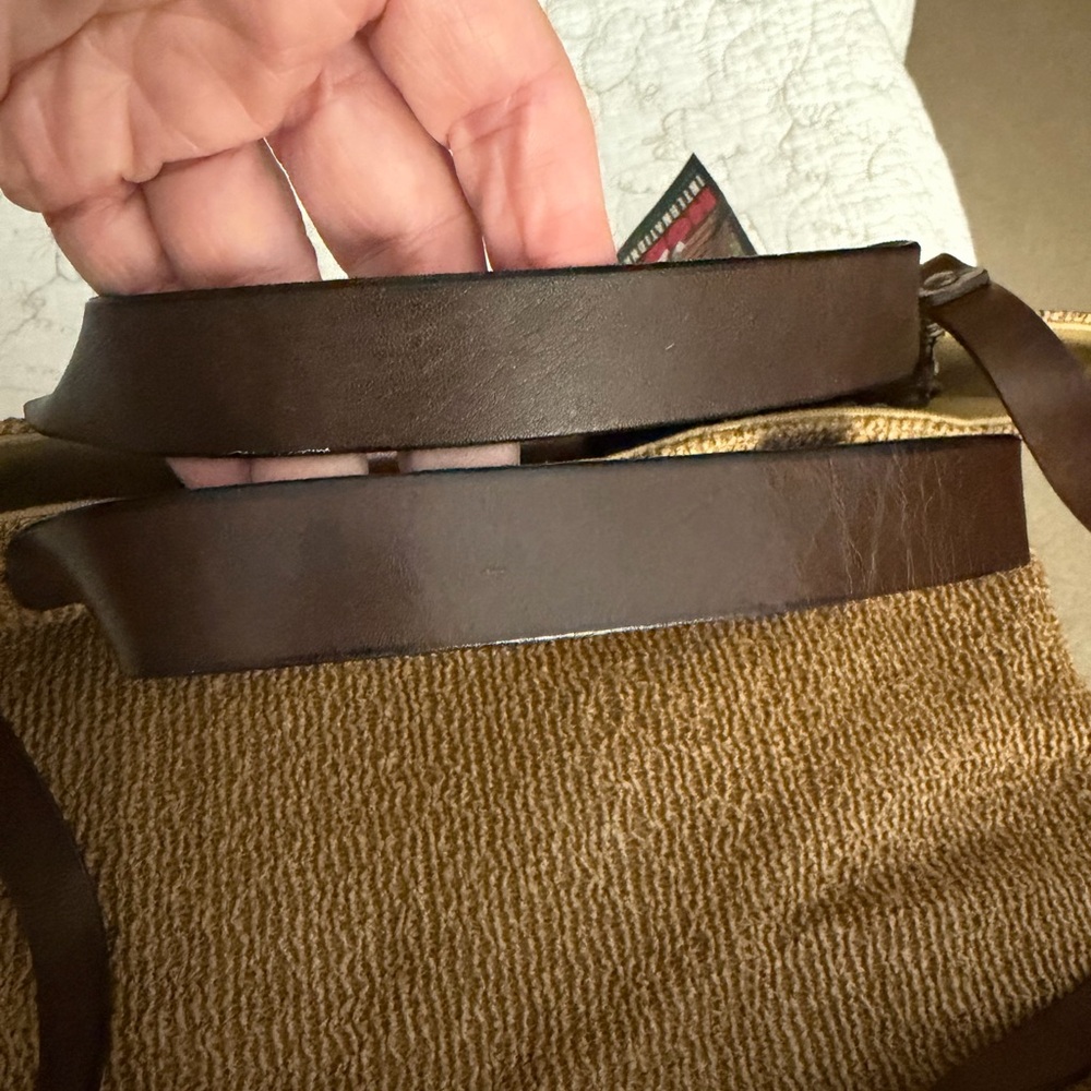 Hobo International Grand Shopped Brown Tote Bag Natural - Picture 3 of 6